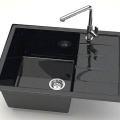 Кух.мойка Granit MARRBAXX глянц Катрин Z151 Q4 (черн.)